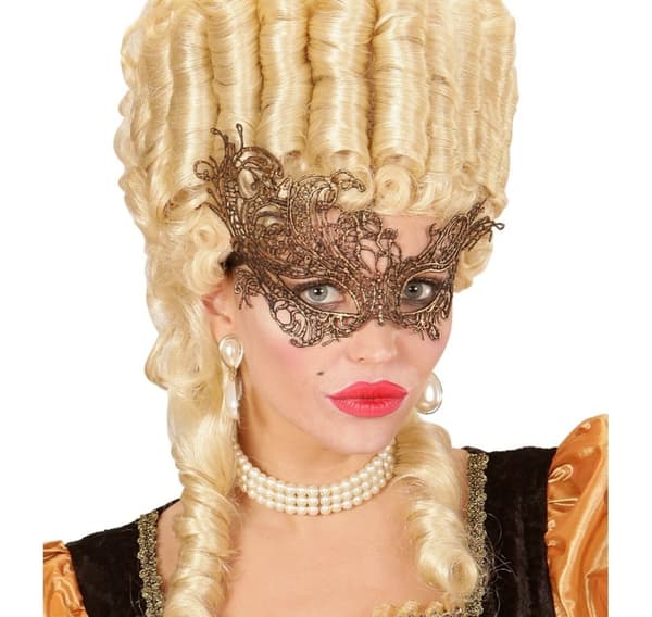Maske Antik guld barok