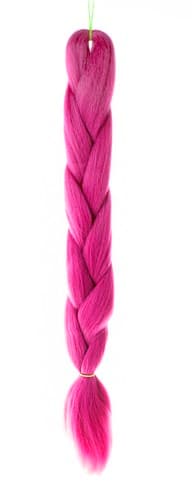 Jumbo fletninger | Ombre fletninger | Syntetisk hårforlængelse Pink 60cm