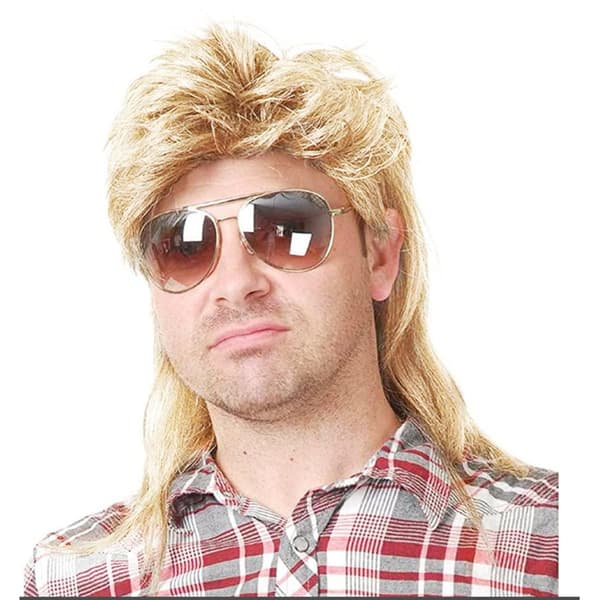 INF Mulletperuk för män, 80-tals retrofrisyr