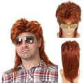 Miniatyrbilde 1 av 4: INF Mullet Parykk for Menn, 80-talls Retro Frisyre