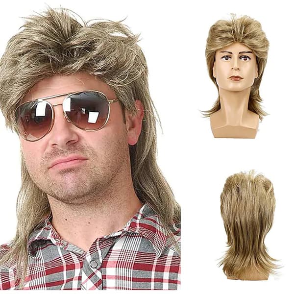 INF Mulletperuk för män, 80-tals retrofrisyr