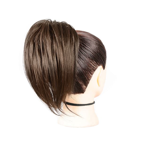 INF 1B Pink# Clip in Hestehaleextension - Volumengivende Hårstykke med Klips