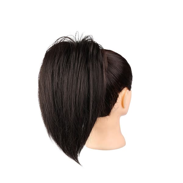 INF 1B Pink# Clip in Hestehaleextension - Volumengivende Hårstykke med Klips Sort