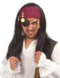Miniatyrbilde 1 av 2: Voksen piratparykk.Size-One size