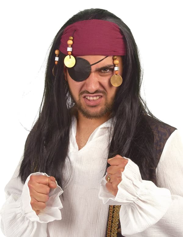 Voksen piratparykk.Size-One size