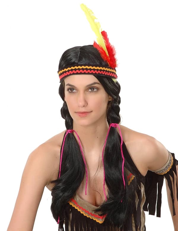 Indianperuk i dam-modell.Size-One size
