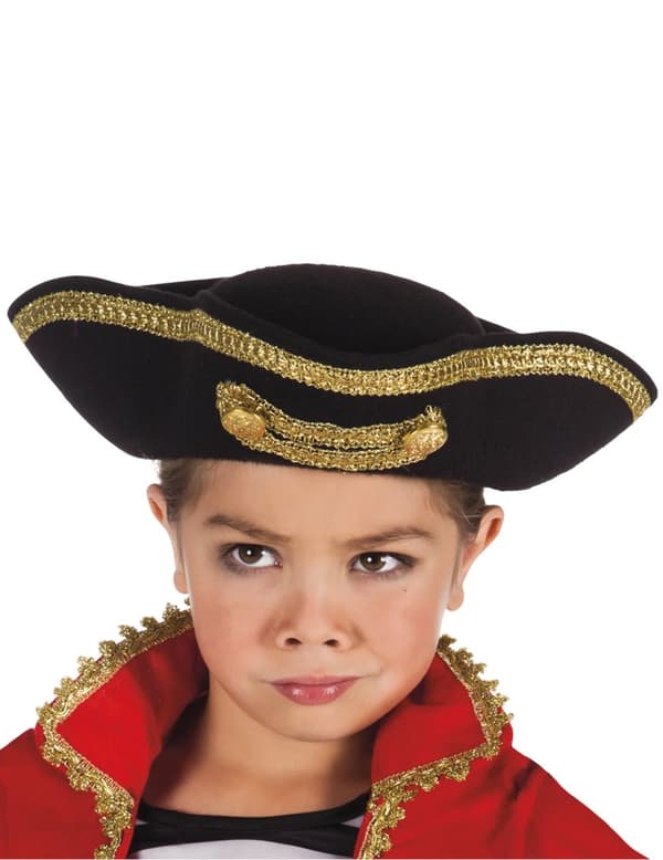 Piratkaptajn hat - børn.Size-One size