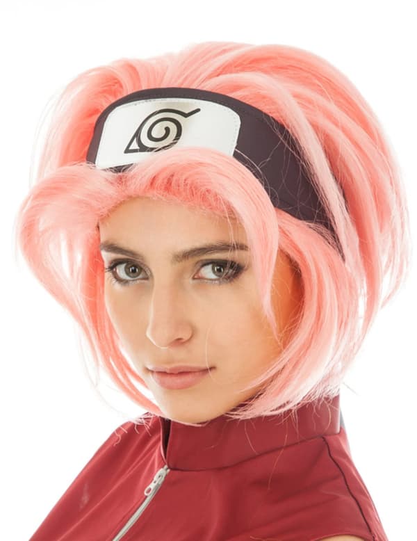 Haruno Naruto™ voksen parykk.Size-One size