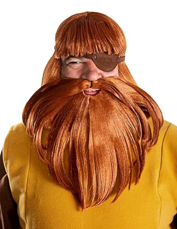 Herre Halvar Vic the Viking™ paryk og skæg.Size-One size