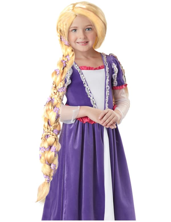 Prinsessan pitkä ylellinen lettiperuukki tyttö.Size-One size