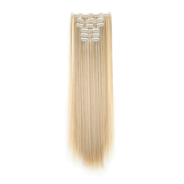 INF Hårförlängningar Clip in Hårförlängningar 6 st Beige