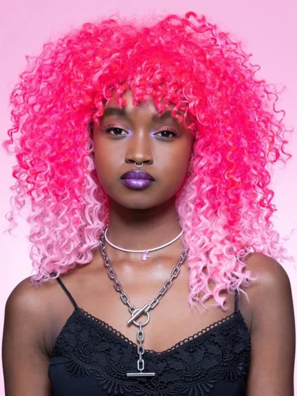 Manic Panic Two Tone Pink Wig Parukk