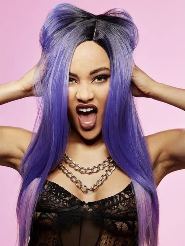 Manic Panic Ombre Two Tone Purple Wig Parukk