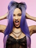 Miniatyrbilde 1 av 2: Manic Panic Ombre Two Tone Purple Wig Parukk