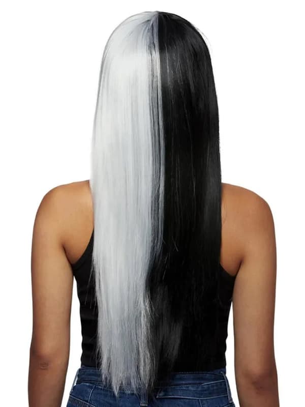 Manic Panic Diva Wig Black & White Peruukki