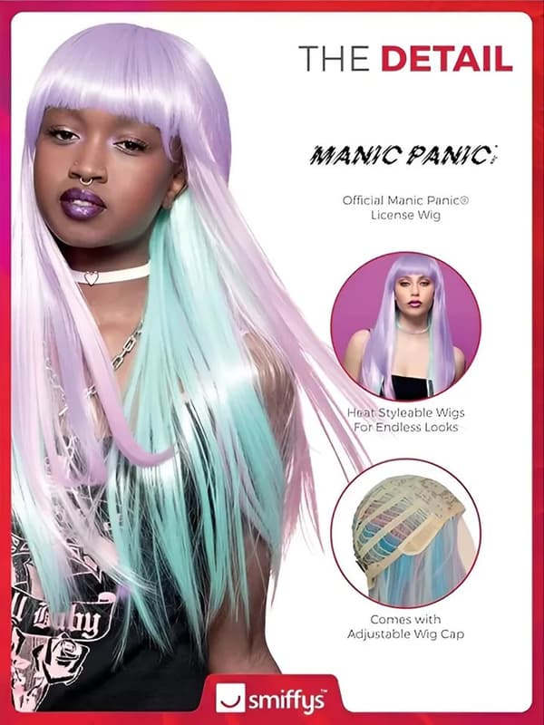 Manic Panic Lavender & Aqua Wig Peruk
