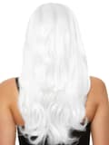 Pikkukuva 2 / 2: Leg Avenue Long Wavy Wig White Peruukki