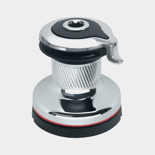 Skotvinsch Harken Radial Self-Tailing 20 Chrome, självskotande, passar till Ø6 - 12 mm lina