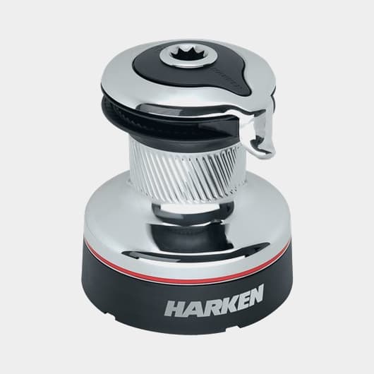 Skotvinsch Harken Radial 2 Speed Self-Tailing 35 Chrome, självskotande, passar till Ø8 - 12 mm lina