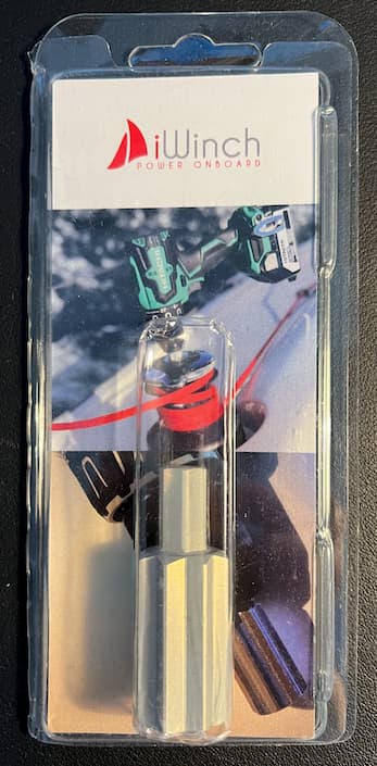 Adapter / bit mellan skotvinsch &amp; skruvdragare iWinch Stainless Steel