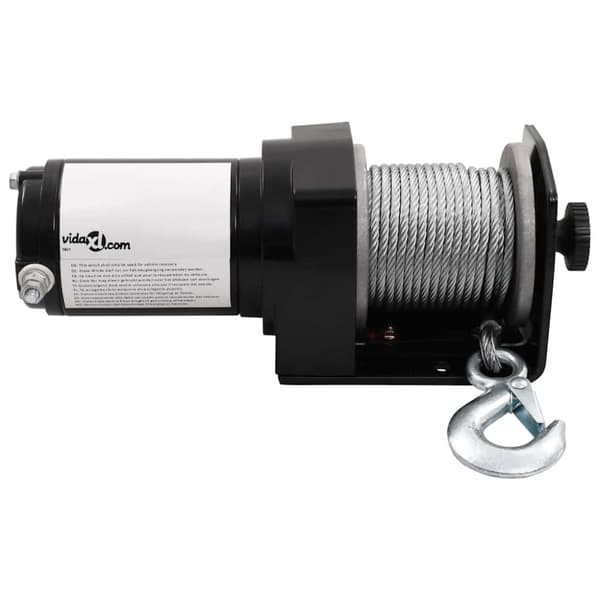 vidaXL 12V Elektrisk Vinsj 1360 KG med Trådløs Fjernkontroll