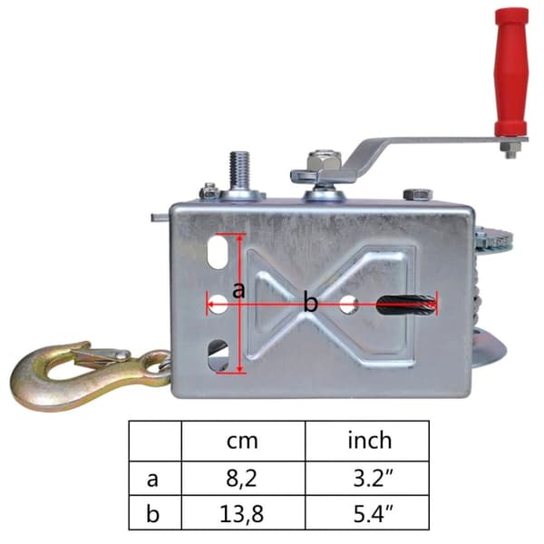 vidaXL Håndvinsj 1130 kg