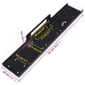 Miniatyrbilde 7 av 7: vidaXL Monteringsplate 12000 kg universal