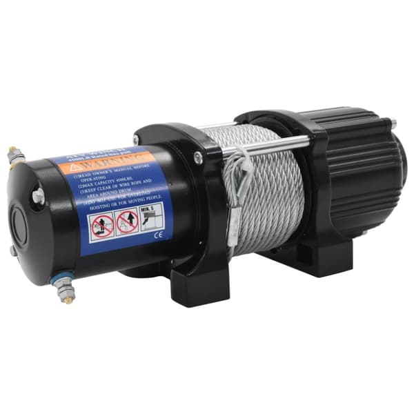 vidaXL elektrisk hejsespil 12 V 4500 lbs 2040 kg med fjernbetjening