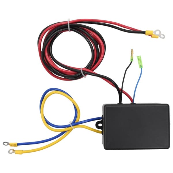 12 V elektrisk kranspil 1360 kg  med monteringsplade og lederulle