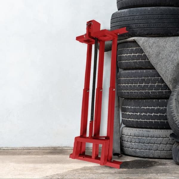 XMTECH Gräsklipparlyft, traktor Gräsklippare Lyftanordning Domkraft 400 kg, Gräsklipparlyft Gräsklipparlyft, Röd