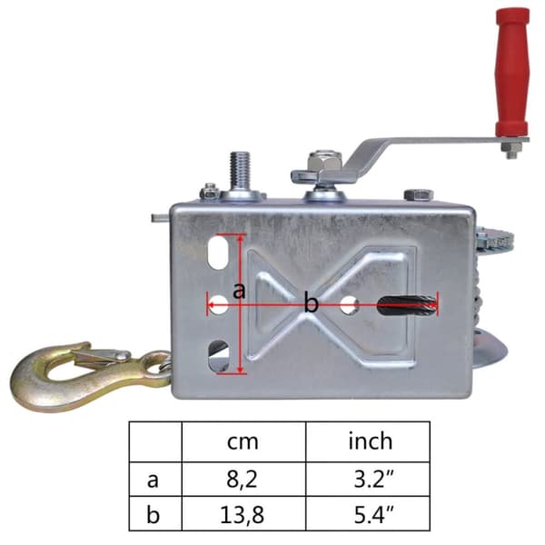 vidaXL håndspil 1130 kg -  Kabeltræk