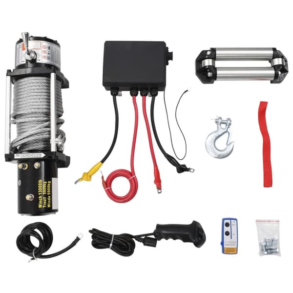 The Living Store Elektrisk vinsch 12 V 5909 kg -  Vinschar