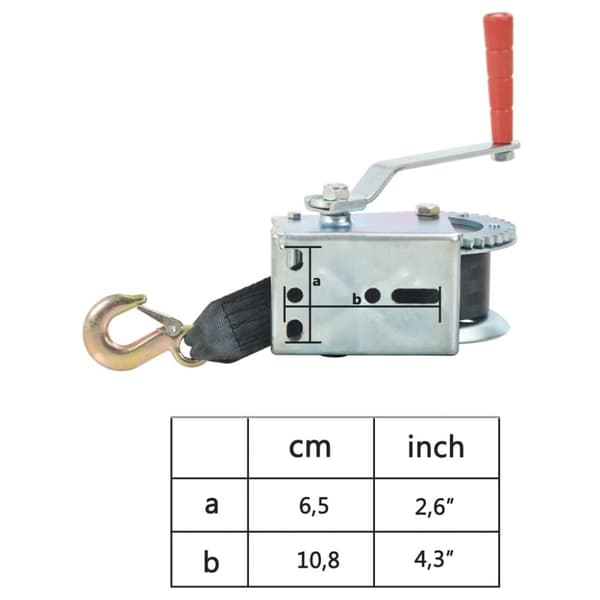 Vinschar - Living Handvinsch med rem 540 kg