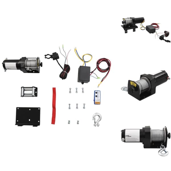 Vinschar - Living Elektrisk vinsch med fjärrkontroll & tillbehör 12 V 1360 kg