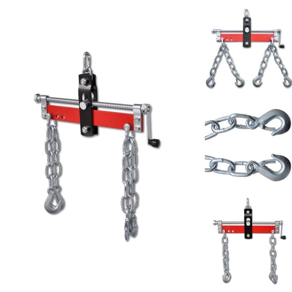 Kabeltræk - Motor Leveler med Håndtag 900 kg for Butik Kran