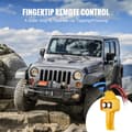 Miniatyrbild 6 av 7: 2000 lbs elektrisk vinsch med trådbunden fjärrkontroll och 4-vägs kabel, ATV vinsch för bogsering, hög kompatibilitet