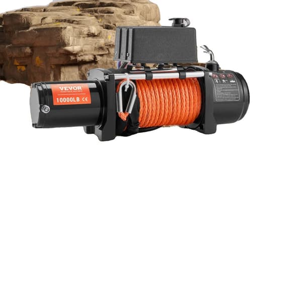Elektrisk vinsj, 10000 lbs kapacitet, trådløs kontrol,10.000 lbs