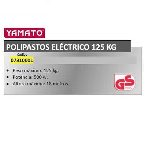 Yamato ellyft 125 kg / 8
