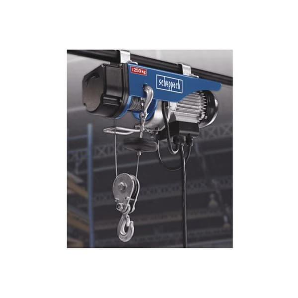 Ellyft - Scheppach - HRS250 - Kapacitet 125/250 kg - Lyft höjd 12/6 m