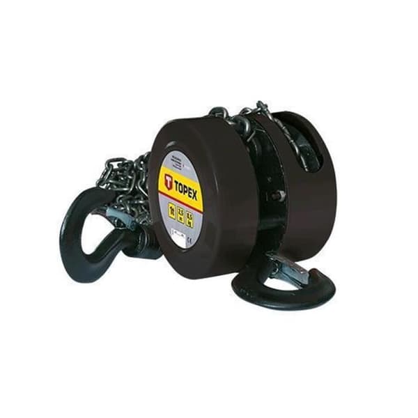 Manuell kedjetjära - Topex - 2 ton - 2,5 m - verkstad garage 5146304