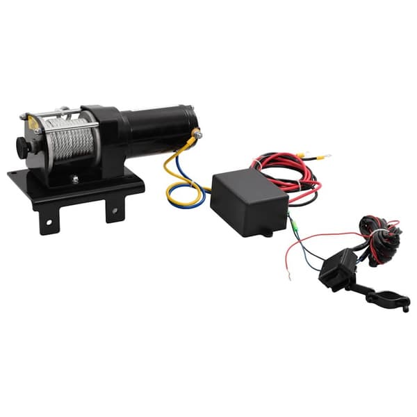 Elektrisk vinsch med fjärrkontroll & tillbehör 12 V 1360 kg