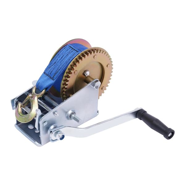 Handvev, 3500 lbs lastekapasitet, 10 m stropplengde,Silver