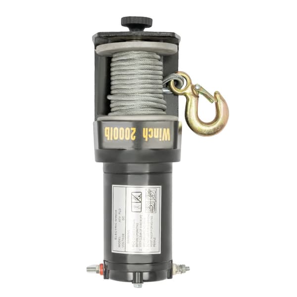 DC12V Elektrisk Vinsch, Høj Belastningskapacitet, Effektiv Motorkraft,sort
