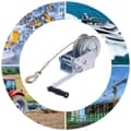 Miniatyrbild 3 av 4: Professionell Handvinsch, 3500 lbs dragkraft, 10M stålvajer,10M Kabel
