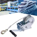 Miniatyrbild 4 av 4: Professionell Handvinsch, 3500 lbs dragkraft, 10M stålvajer,10M Kabel
