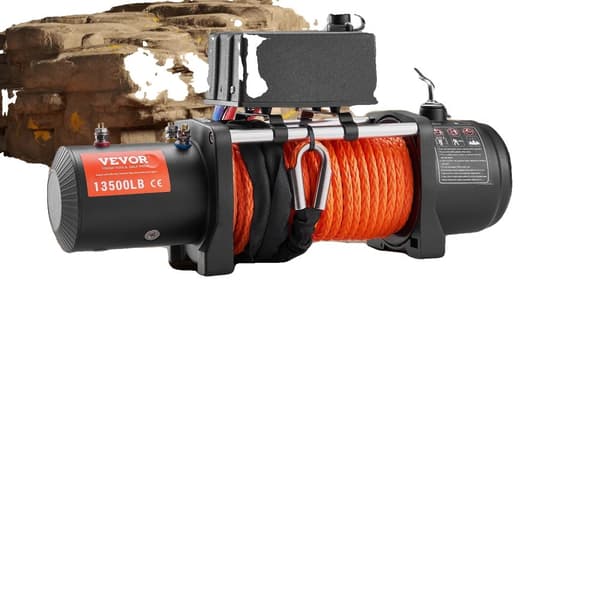 Elektrisk vinsch, 13500 lbs kapacitet, trådlös fjärrkontroll,13500 pund