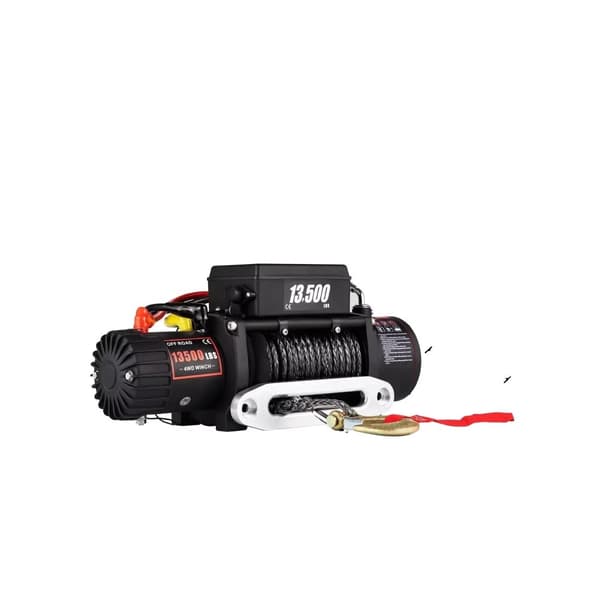 Elektrisk vinsch, 6,8 hk motor, 12V spänning,13500 lbs