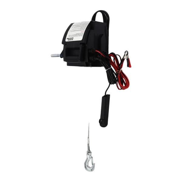 Winch, 6000 lbs rullende kraft, duale kontroltilstande,sort