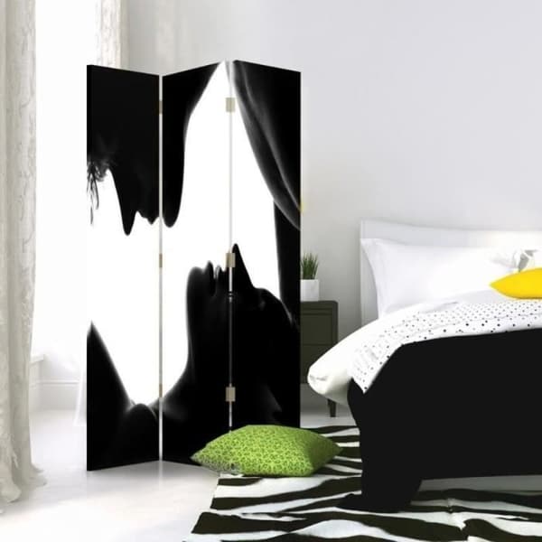 Legendarte - Skärm - Skiljevägg med fram-/baktryck First Kiss cm. 110x150 (3x)