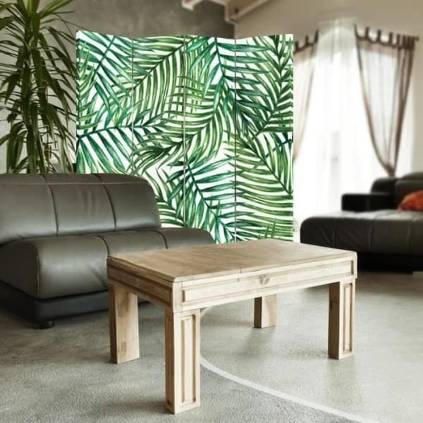 Legendarte - Skärm - Skiljevägg med Front/Back Print Jungle Canopy cm. 145x170 (4x)
